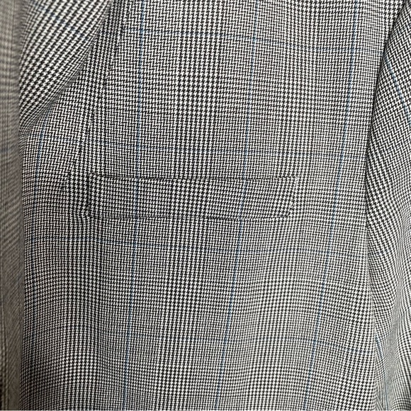 Boden Bloomsbury Wool Blazer in Grey Check Plaid Academia Houndstooth 20-22R - Picture 9 of 16